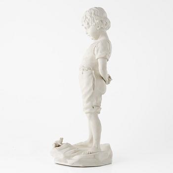 A 'Pojke med groda' figurine, Gustafsberg, 1915.
