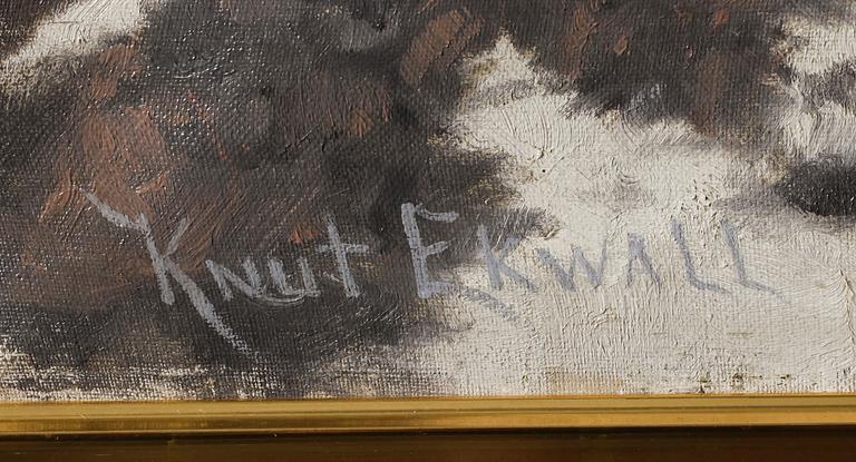 KNUT EKWALL, olja på duk, signerad.