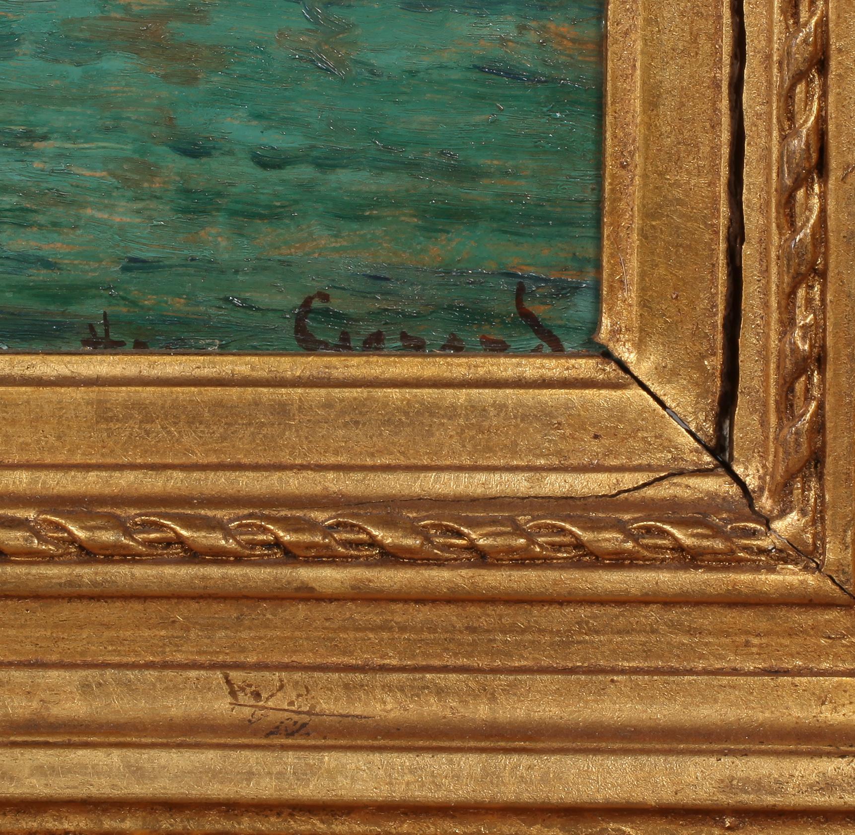 HENRY GERARD, olja på pannå, signerad.