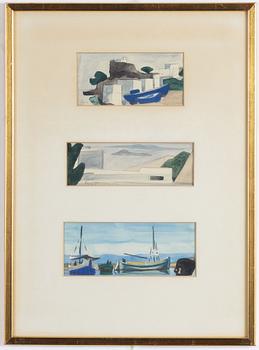 Lars Norrman, Sydländska vyer, 3 st.