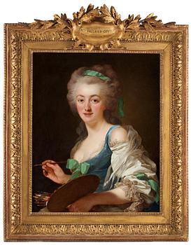 214. Alexander Roslin, "Anne Vallayer-Coster" (1744-1818).