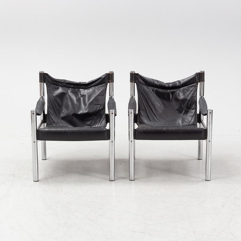 A pair of easy chairs, Johansson Design, later part of the 20th Century.