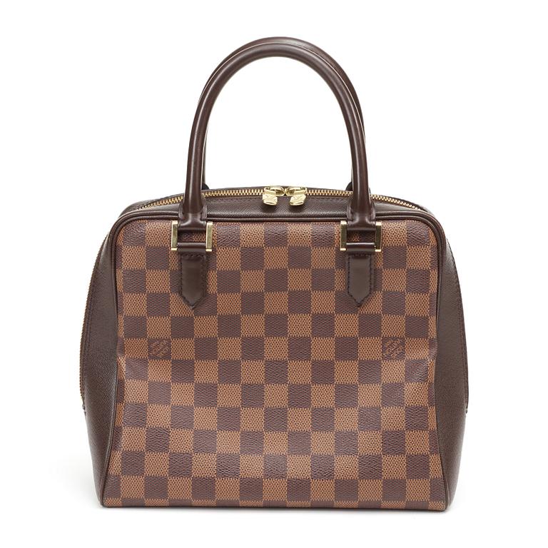 A damier ebene canvas handbag by Louis Vuitton, "Triana N51115 bag".