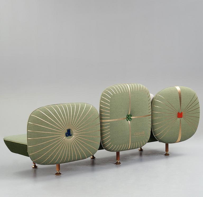 NIPA DOSHI & JONATHAN LEVIEN, a "My Beautiful Backside" sofa for Moroso, 2008.