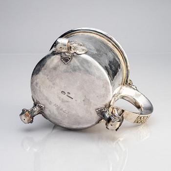 A Swedish  18th century parcel-gilt silver tankard, mark of Hans Langberg, Söderhamn 1770.