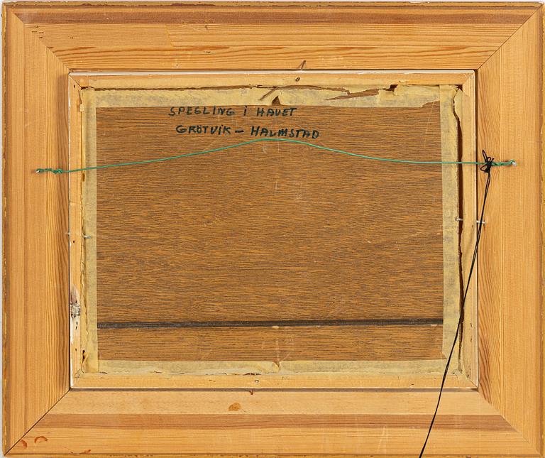 Sven X:et Erixson, Spegling i havet.