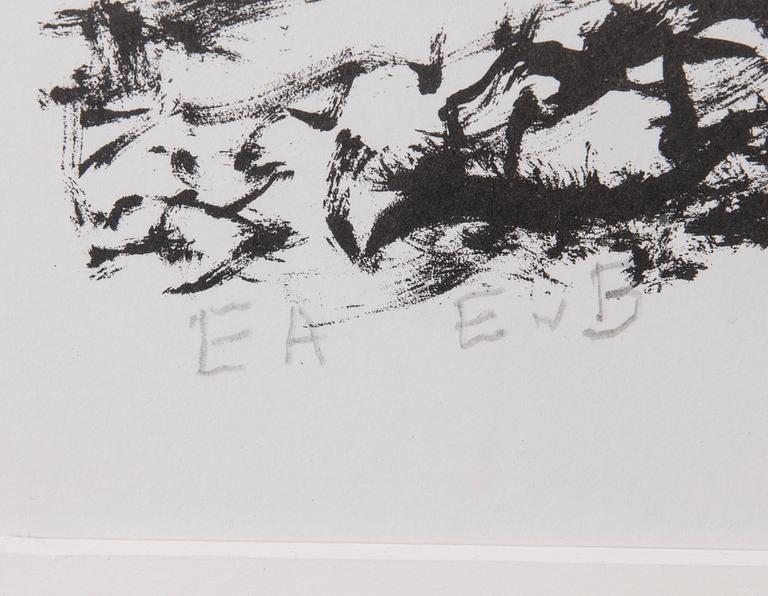 EERO VON BOEHM, litografi, signerad och numrerad EA.