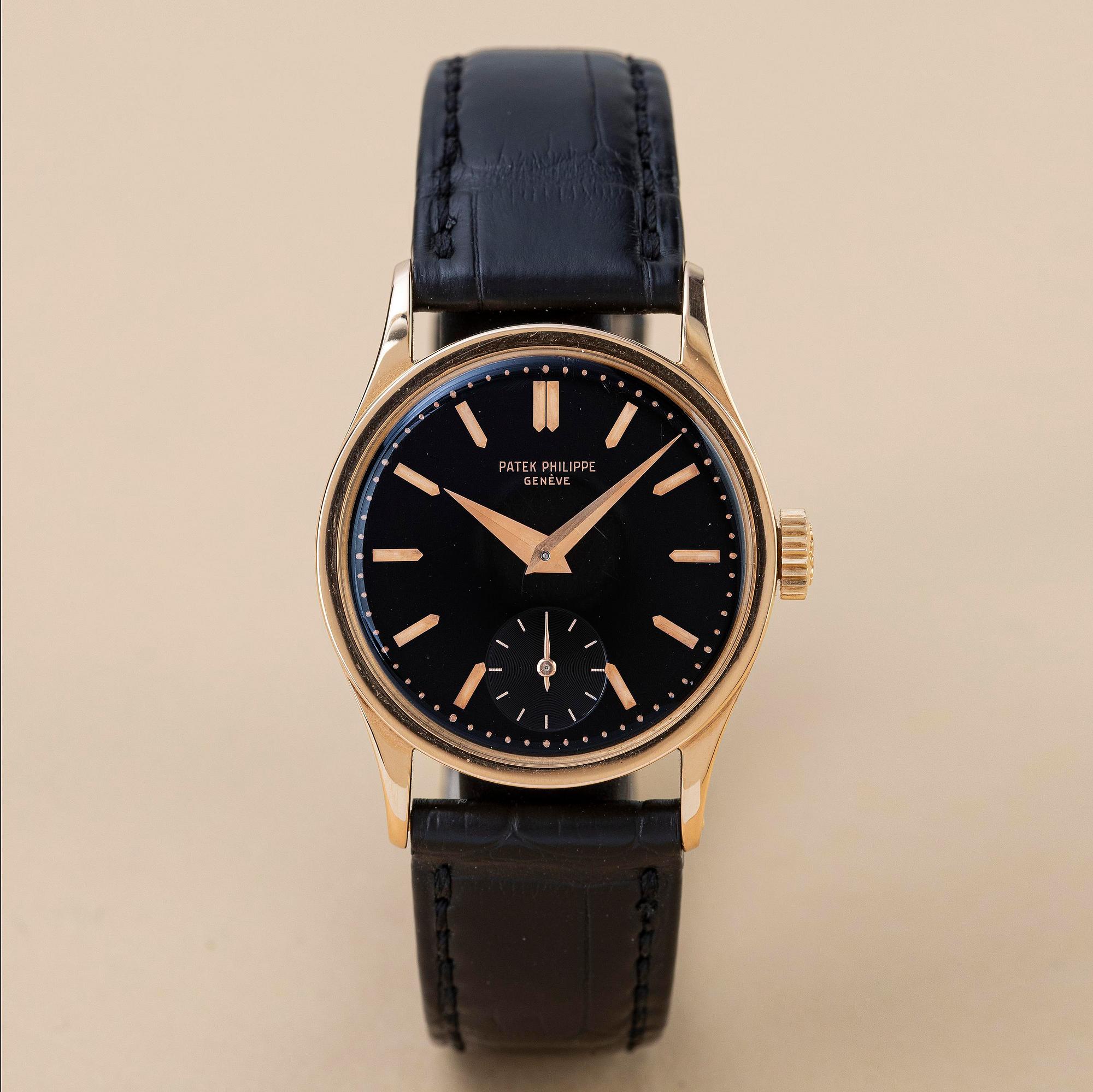 Patek Philippe, Calatrava, "Rose Gold 96", ca 1942.