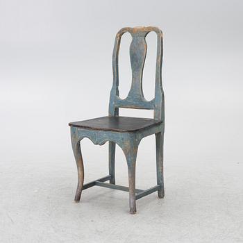 A 19th century  Folk Art chair.