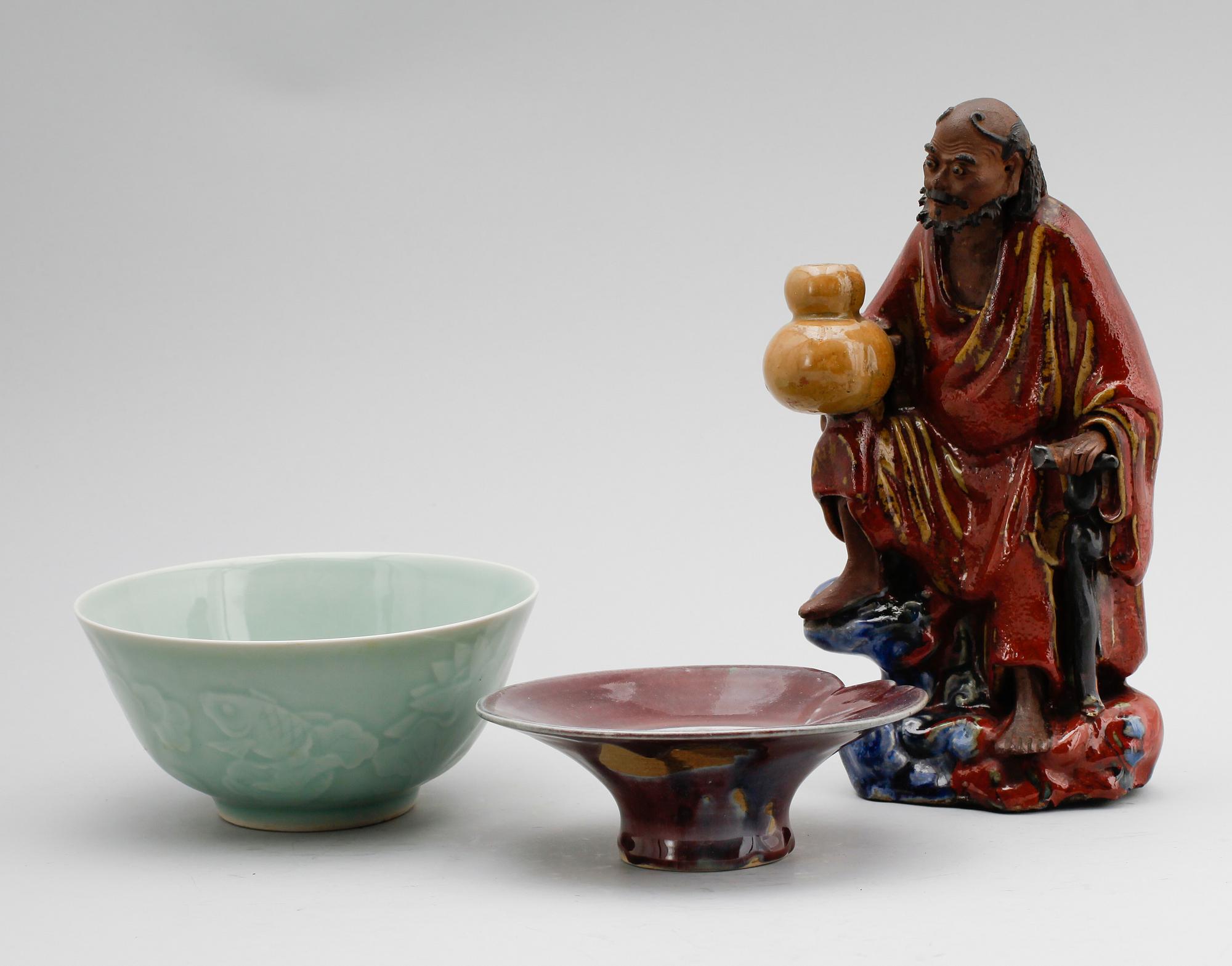 PORSLINSFÖREMÅL, 3 del, orientaliska, 1900-tal.