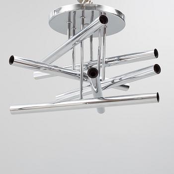 Ceiling lamp, 1970s, Italy.