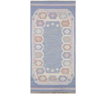 Anna-Johanna Ångström, a flat weave carpet, signed Å, c. 165 x 82 cm.