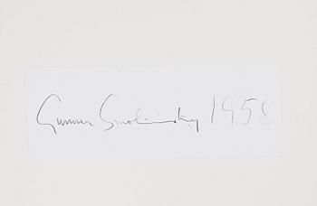 Gunnar Smoliansky, "Södermalm, 1958".