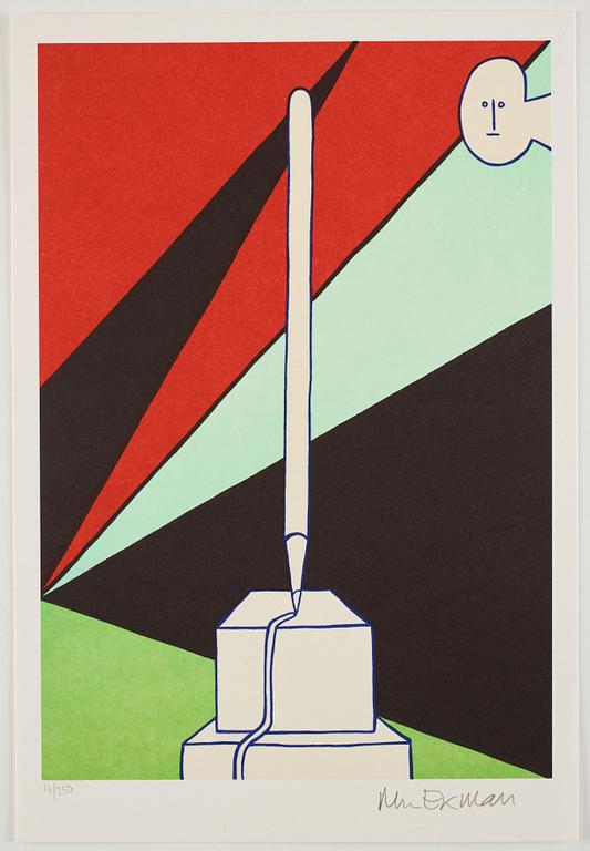 Marie-Louise Ekman, Portfolio with 20 lithographs "Monument 1981-2021".