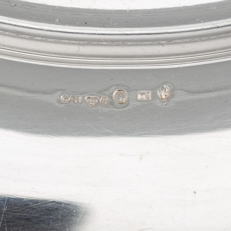 GAB, 12 silver plates, Stockholm 1945.