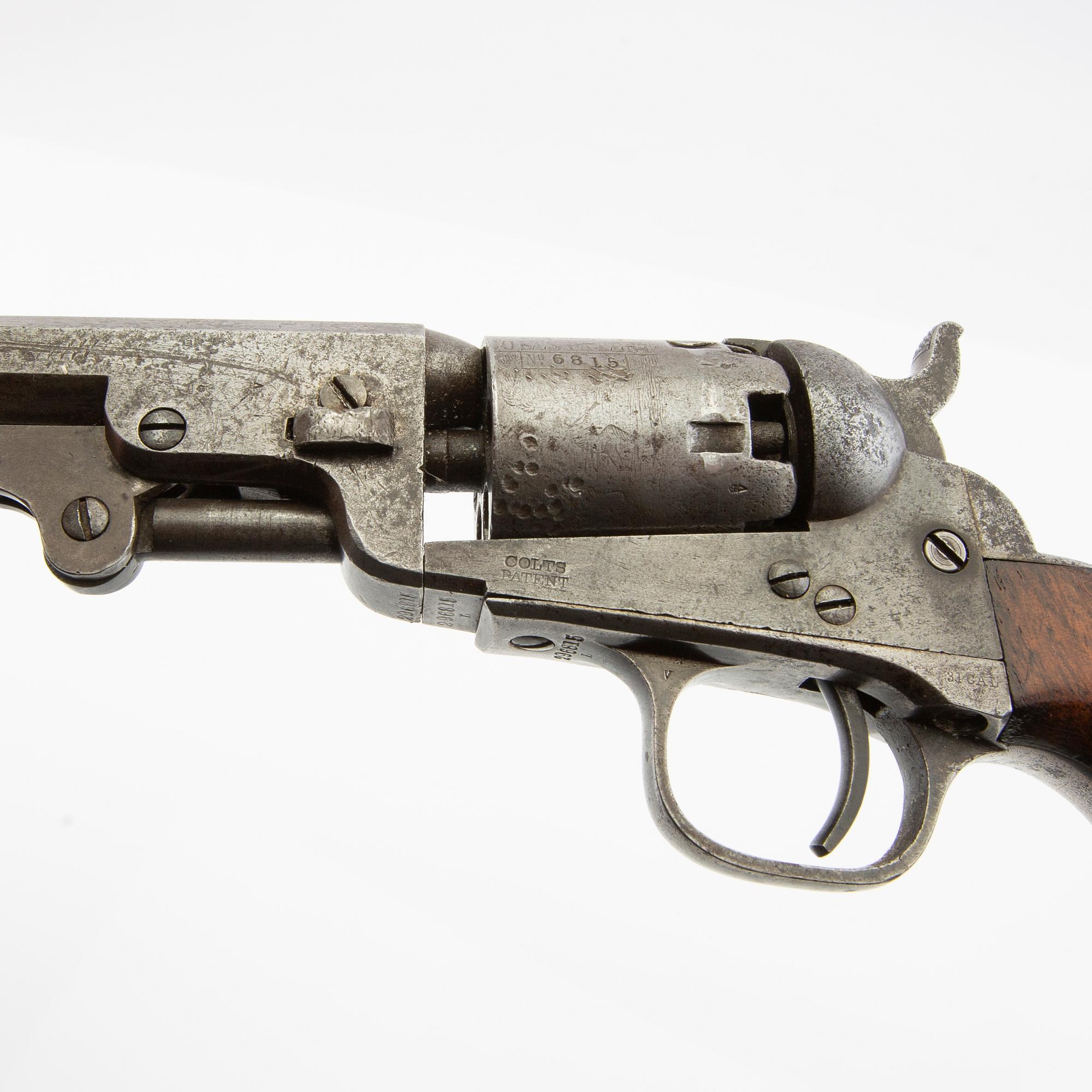 Revolver, Colt 1849 Pocket, USA, manufactured 1867.