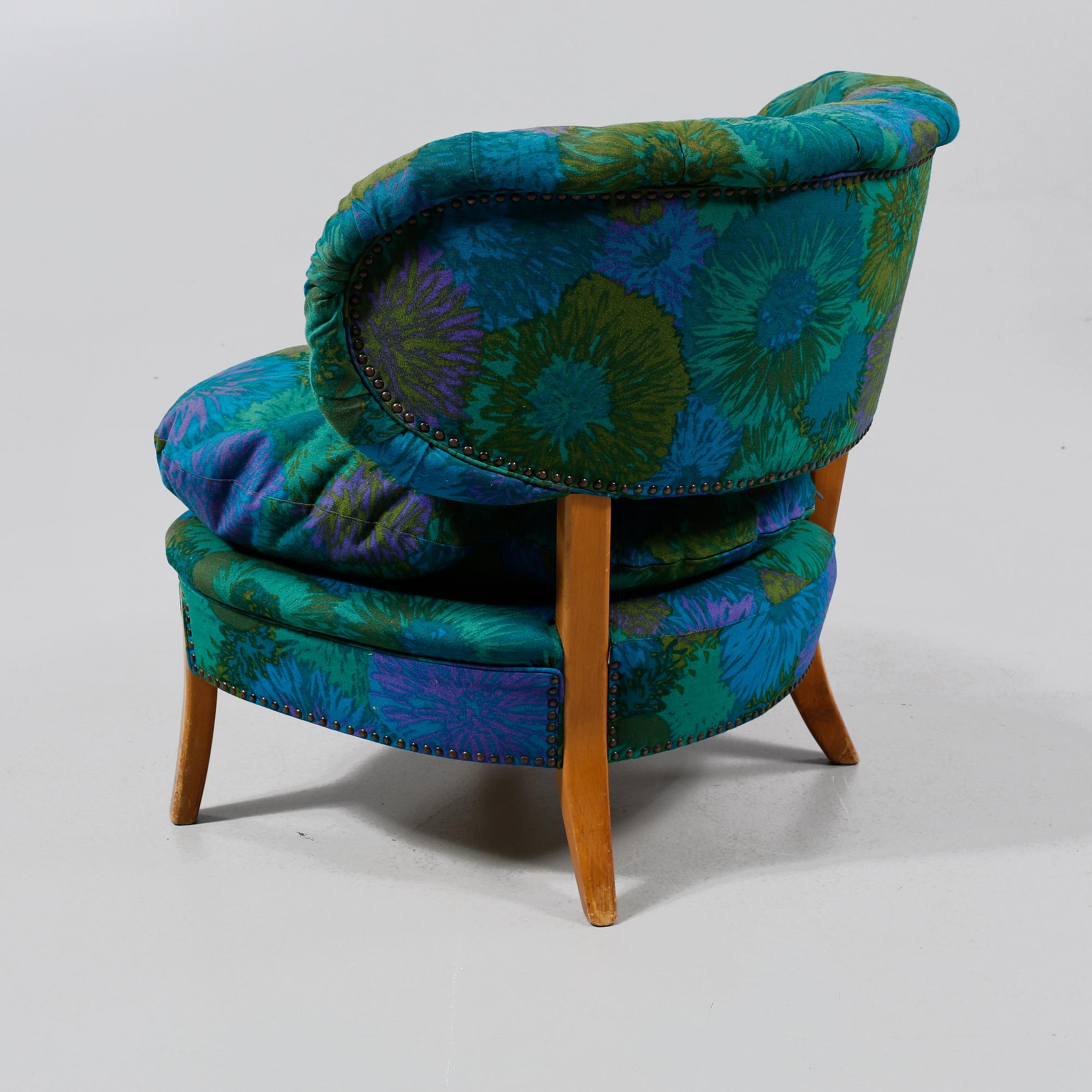FÅTÖLJ, Otto Schulz, JIO Möbler, Jönköping, 1940-50-tal.