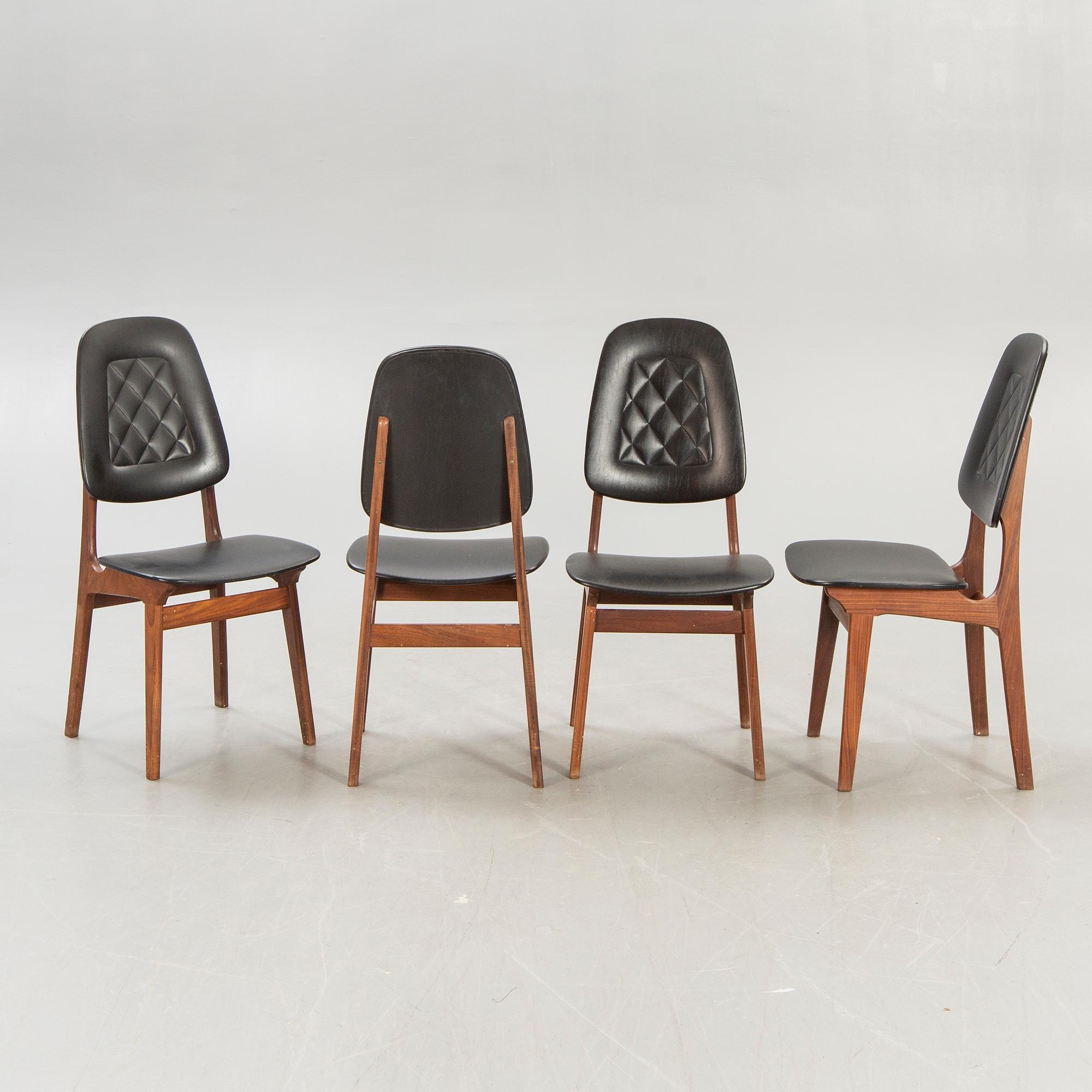 Chairs, 4 pcs, 1960s.