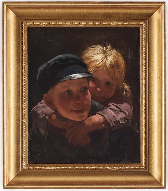 August Malmström, "Rida mattsäck".