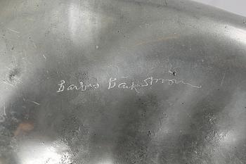 Barbro Bäckström, sculpture, cast aluminum, signed.