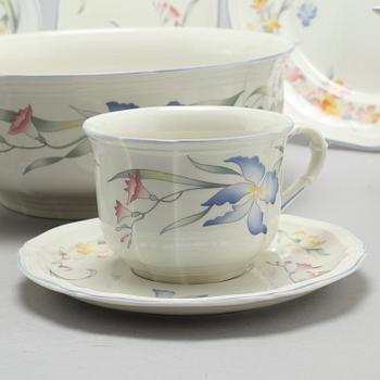 A porcelain tableware set of 74 pcs, "Riviera" by Villeroy & Boch, late 20th century.