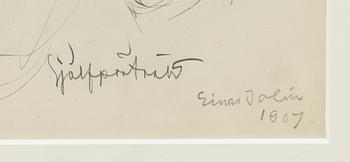 Einar Jolin, "Självporträtt".