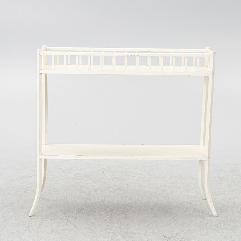 A plant stand, circa 1900.