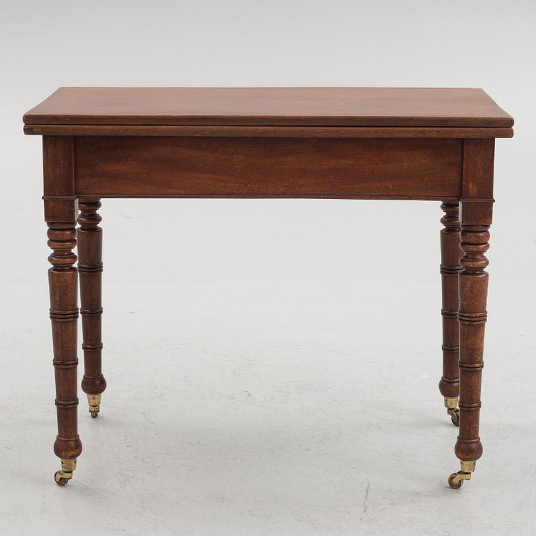 Card table, 19th century.