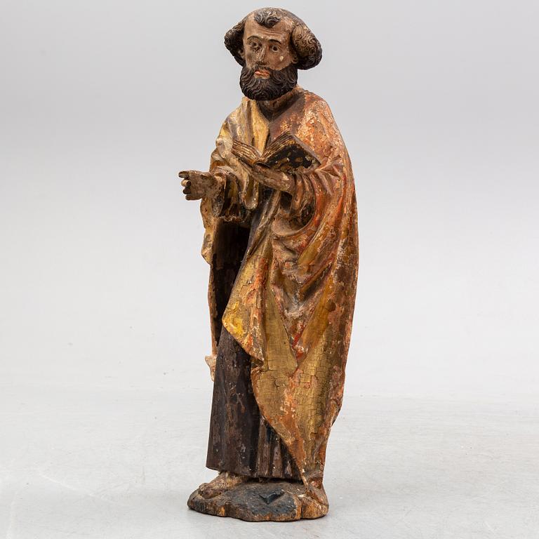SCULPTURE, wood, 18th Century.