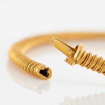 Necklace 18K gold, likely 19th century.
