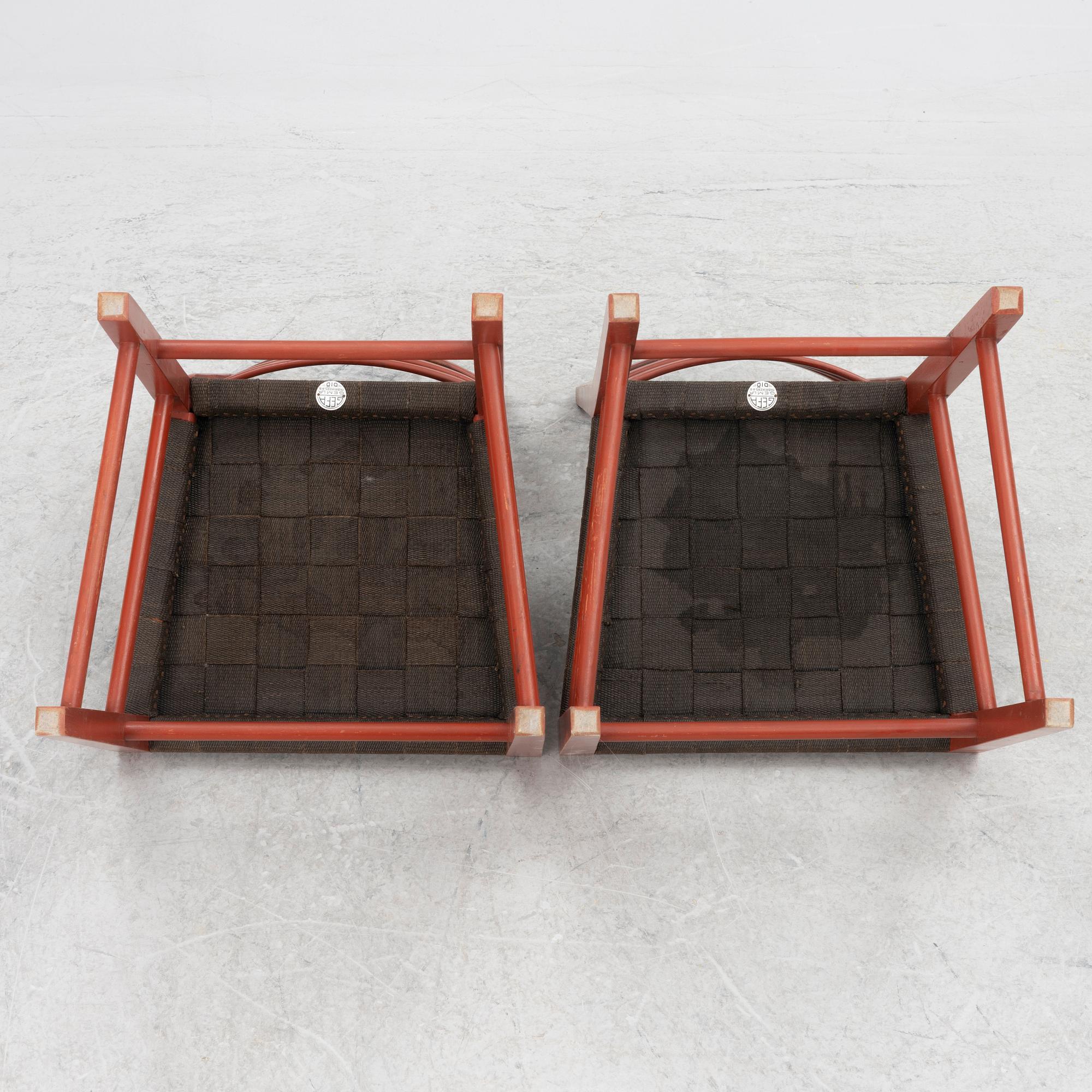 Gemla, a pair of chairs model "5645", Diö, 1930s.
