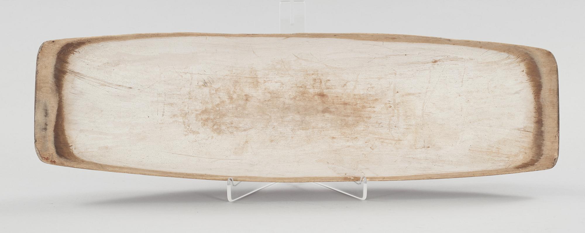 TRÅG, 2 st, allmoge, Hälsingland, 1800-tal.