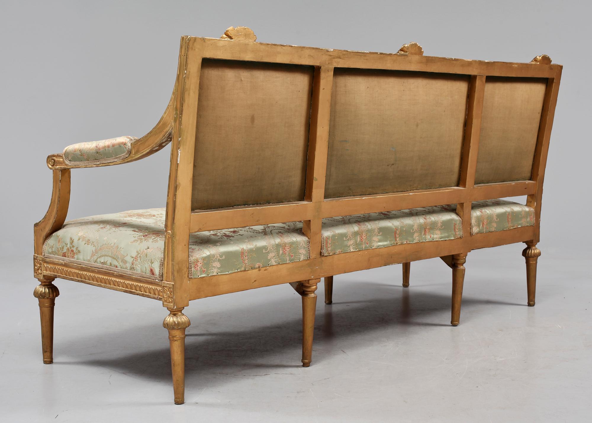 SOFFA, Lindome, gustaviansk, 1700-talets andra hälft.