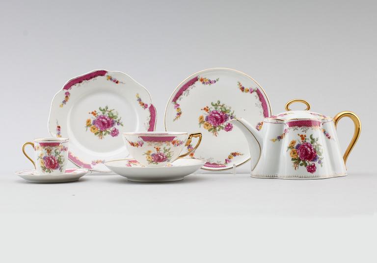 SERVISPORSLIN, 14 delar, Rosenthal, 1900-talets första hälft.