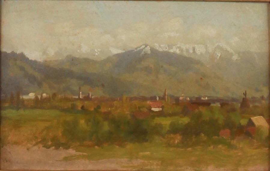 OKÄNDA KONSTNÄRER, olja på duk resp pannå, 3 st varav en sign W, 1800-1900-tal.