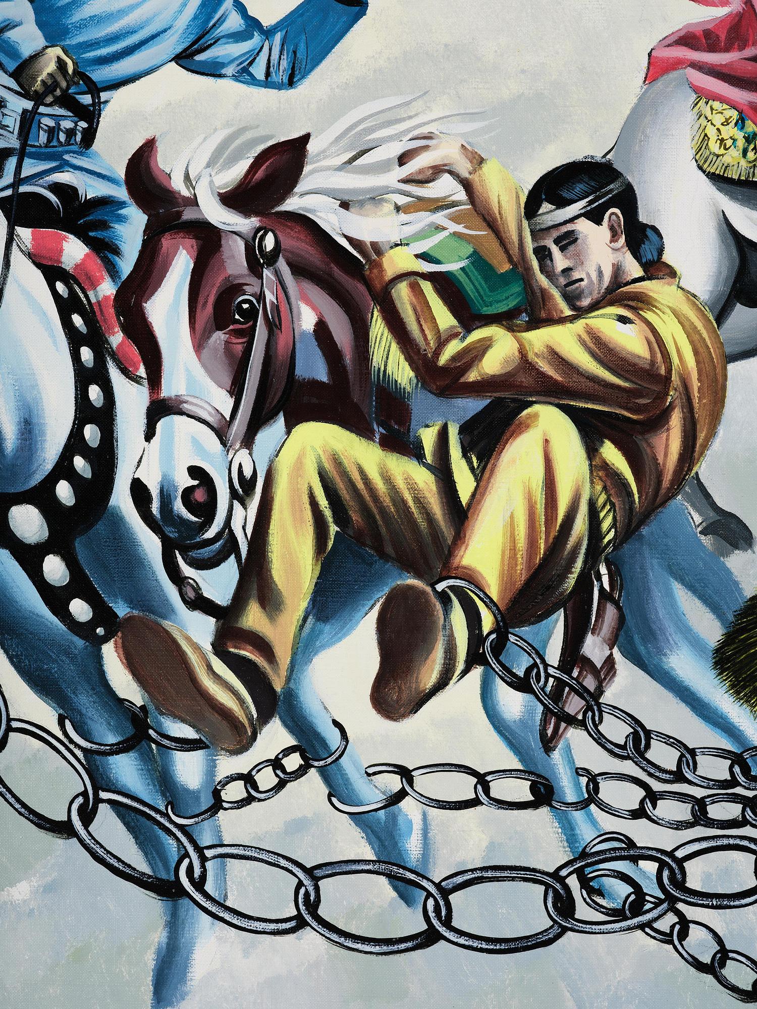 Erró (Gudmundur Gudmundsson), "Organe et Philippe V".