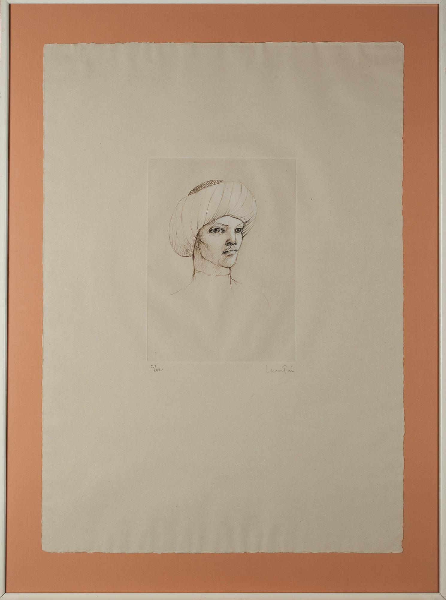 LEONOR FINI, etsning, signerad och numrerad 80/186.