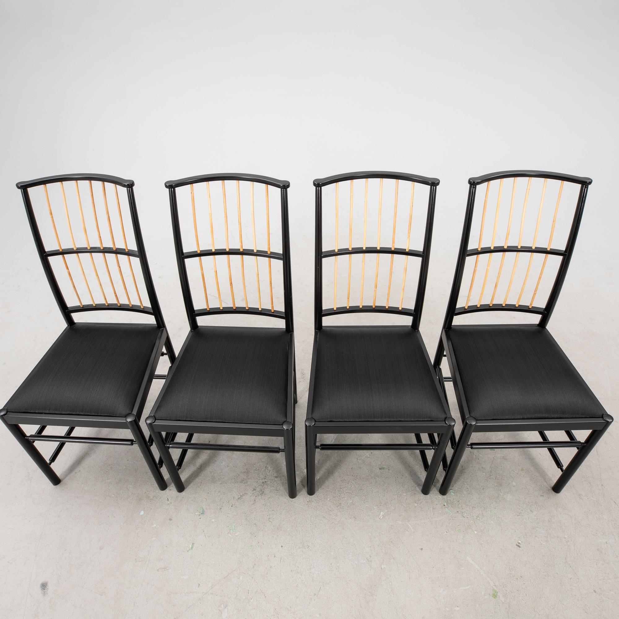 Josef Frank, stolar 4 st, modell 2025, Firma Svenskt Tenn efter 1985.