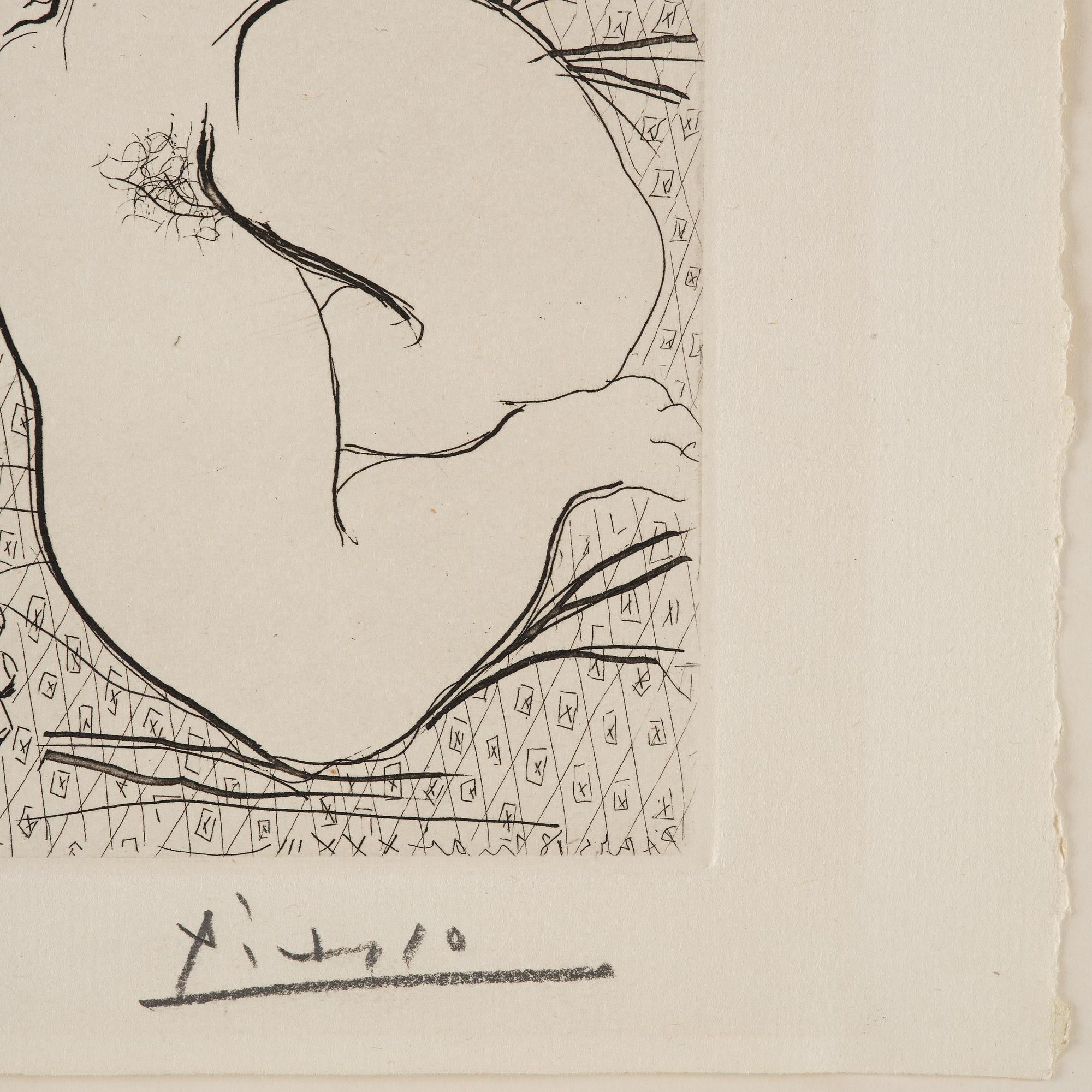 Pablo Picasso, "Scène bacchique au Minotaure".