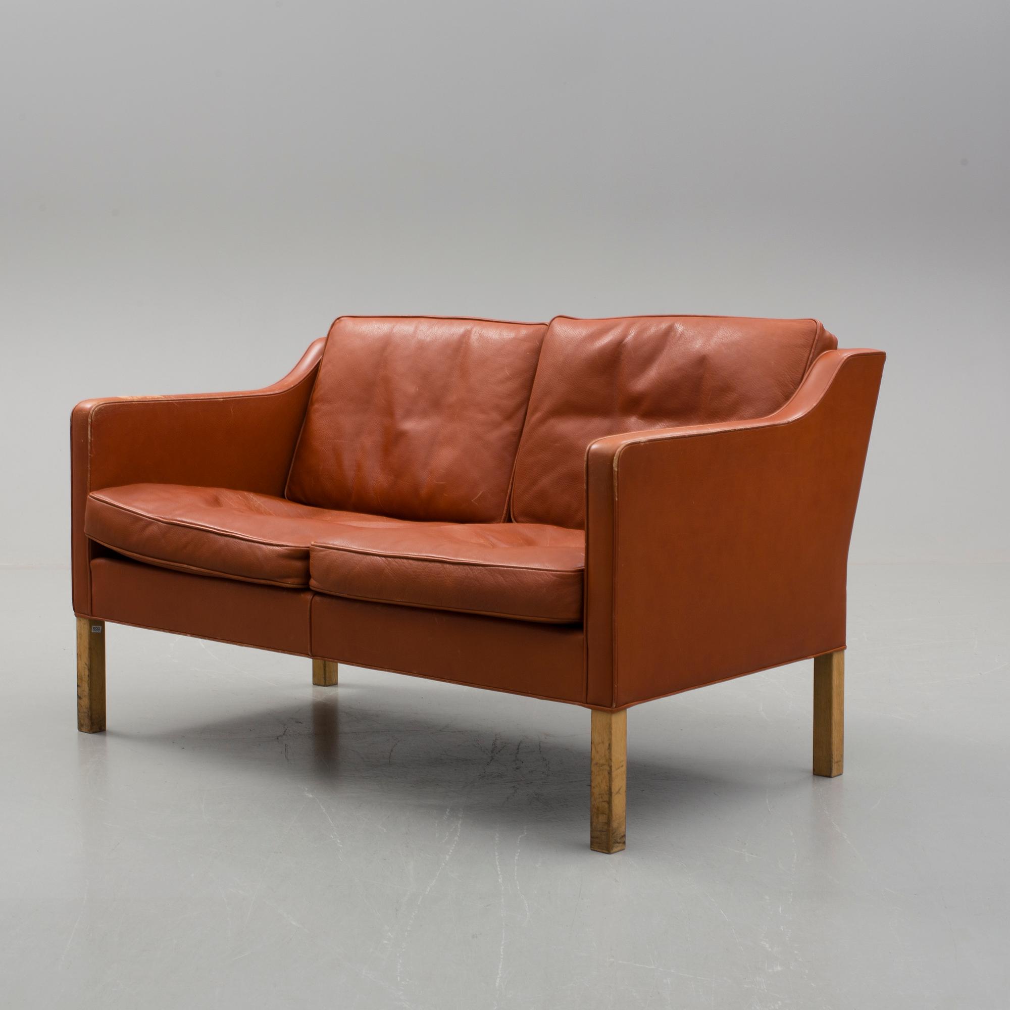 SOFFA, modell 2422-22, Børge Mogensen, Fredericia Stolefabrik, Danmark, 1970-tal.