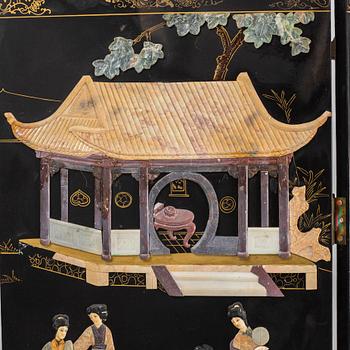 A folding screen, China, mid/second half of the 20th century.