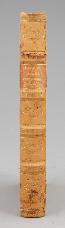 BOK, "Swenska Konungars Olycks-öden, kropps-skador, sinnes och...balsamering och begrafning..." av H. Schutzercrantz, Stockholm 1775.