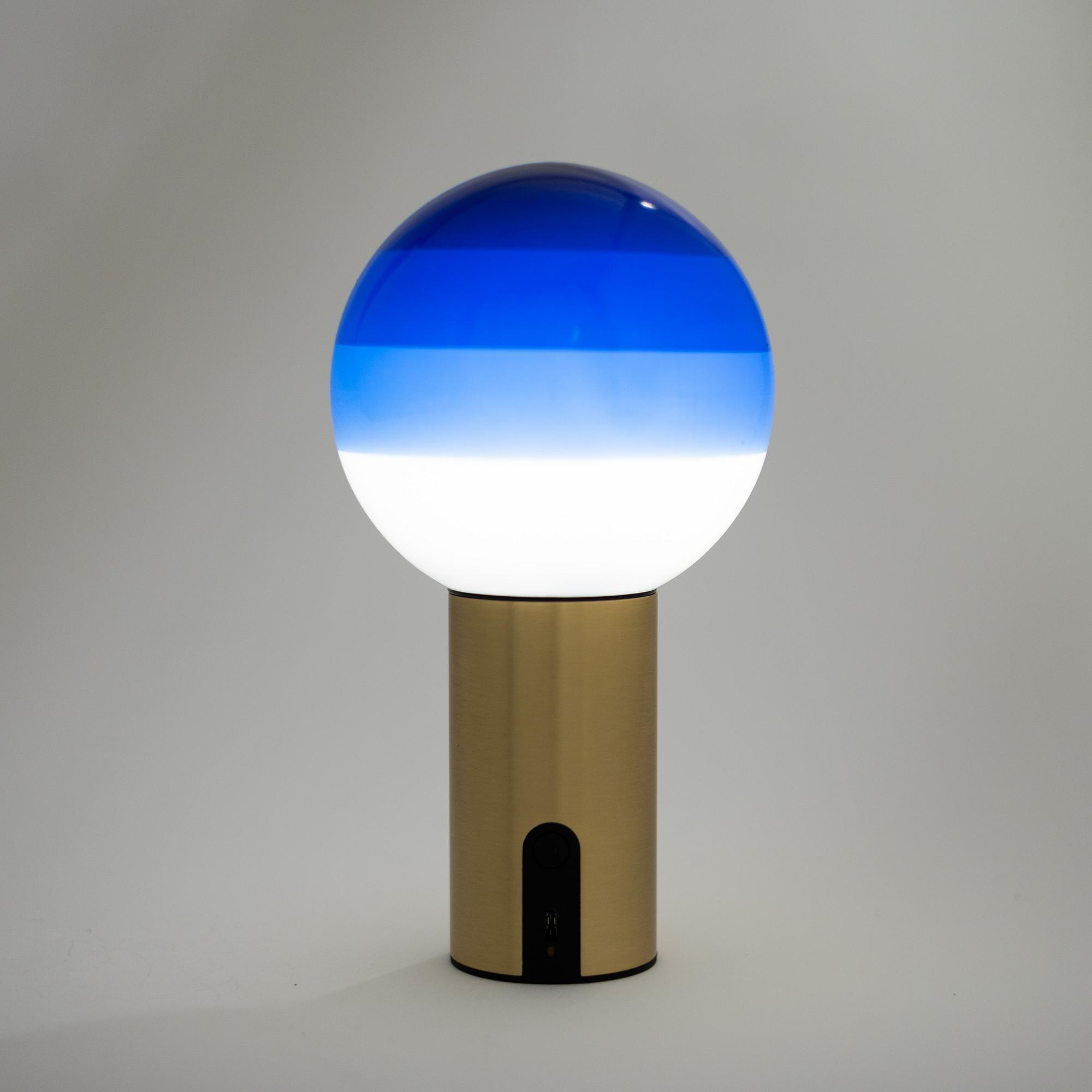 Jordi Canudas, a pair of brass and glass 'Dipping light' table lamps, Marset, designed in 2018.