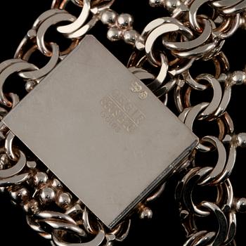 ARMLÄNK, silver, Göte Engström, Köping, 1976. Vikt 62 g.