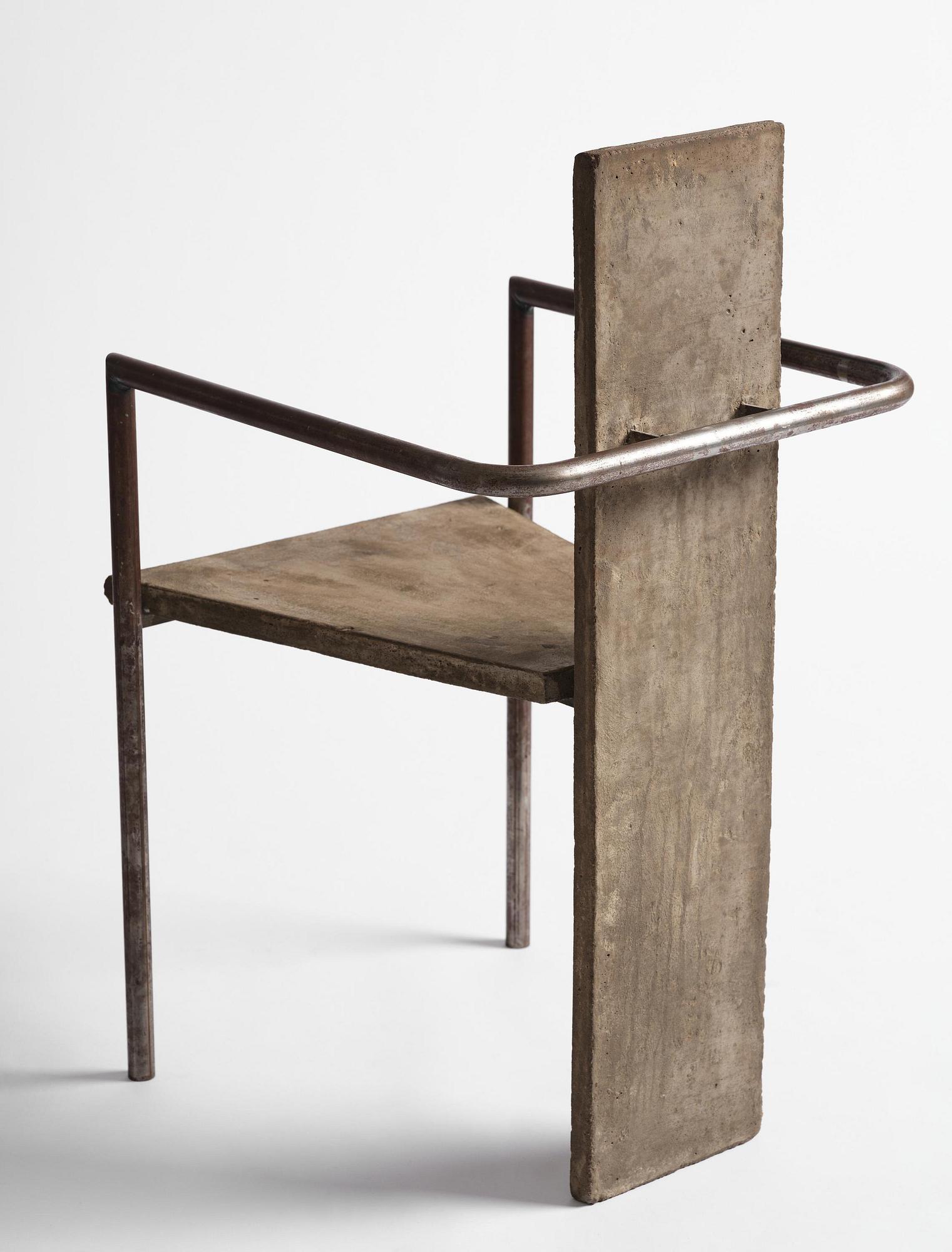 Jonas Bohlin, karmstol, "Concrete", provex, Källemo, Värnamo, efter 1981.