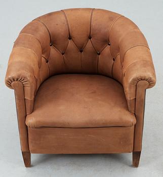 CLUBFÅTÖLJ, 1930/40-tal.