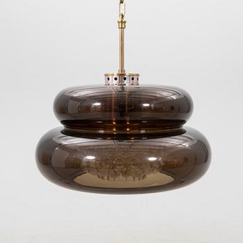 Carl Fagerlund, a glass ceiling pendant Orrefors 1960/70s.