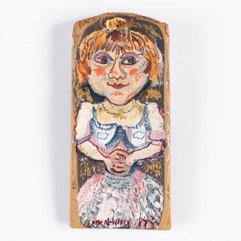 Olle Nordberg , a set of two oil on panel, signed.