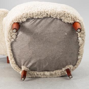 Armchairs, a pair, Swedish Modern, 1940s.