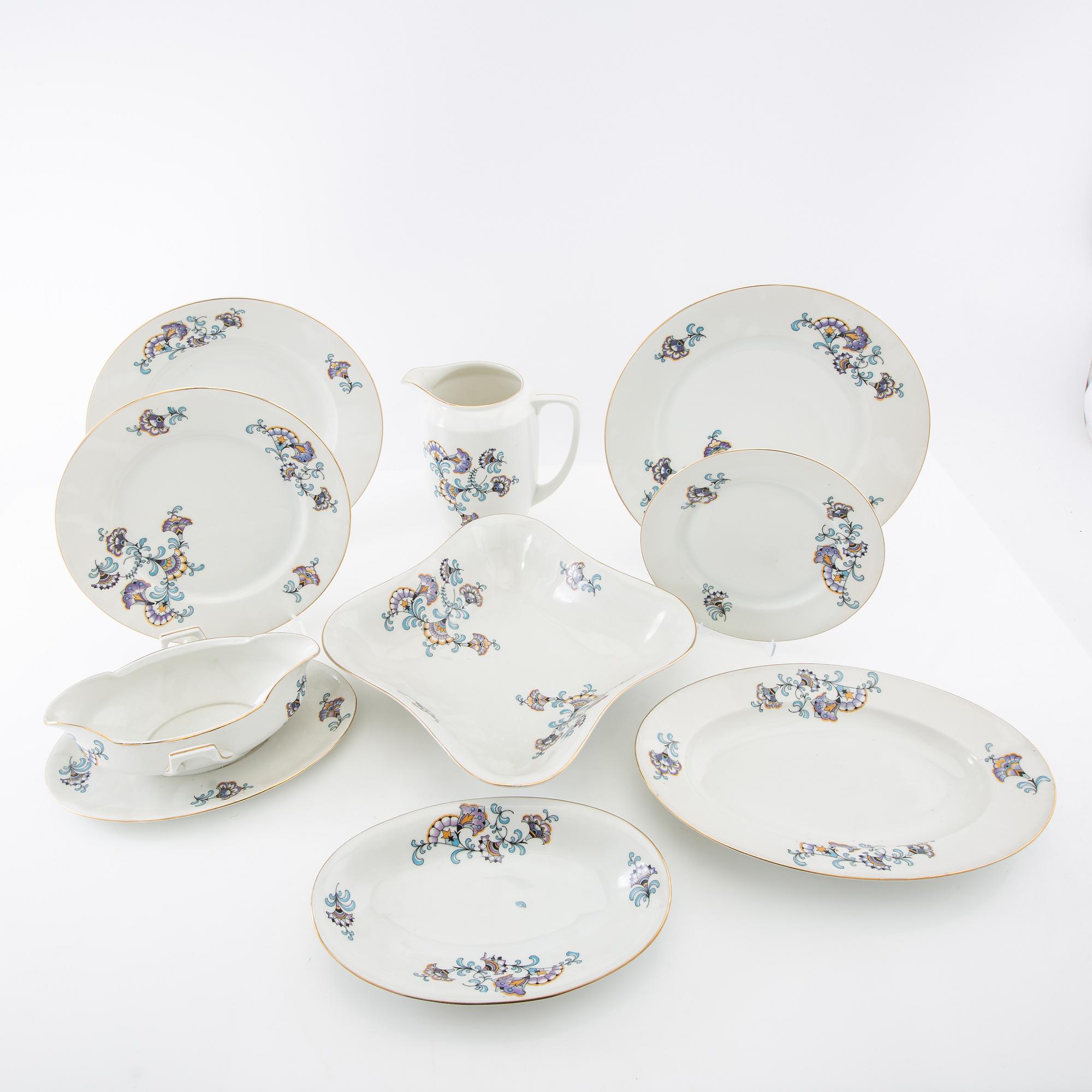 Service, 53 pieces, P.A.L.T. Czechoslovakia, 20th century.
